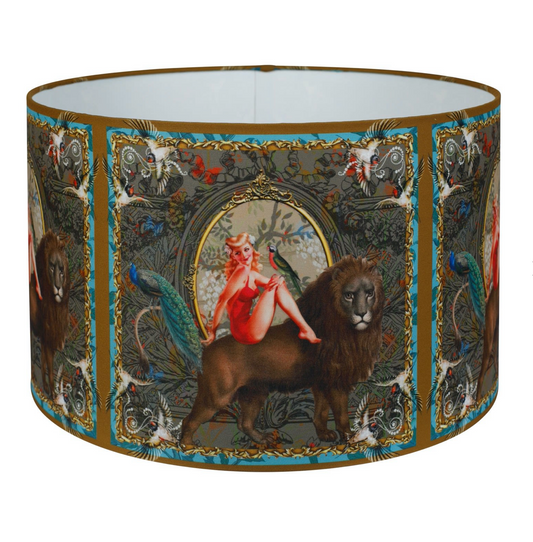 Myrtle Drum Lamp Shade Gold