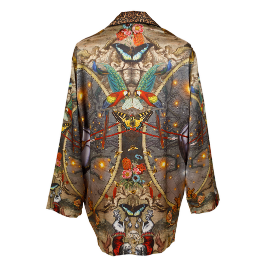 Paradise Cirque Silk Pyjama Blouse