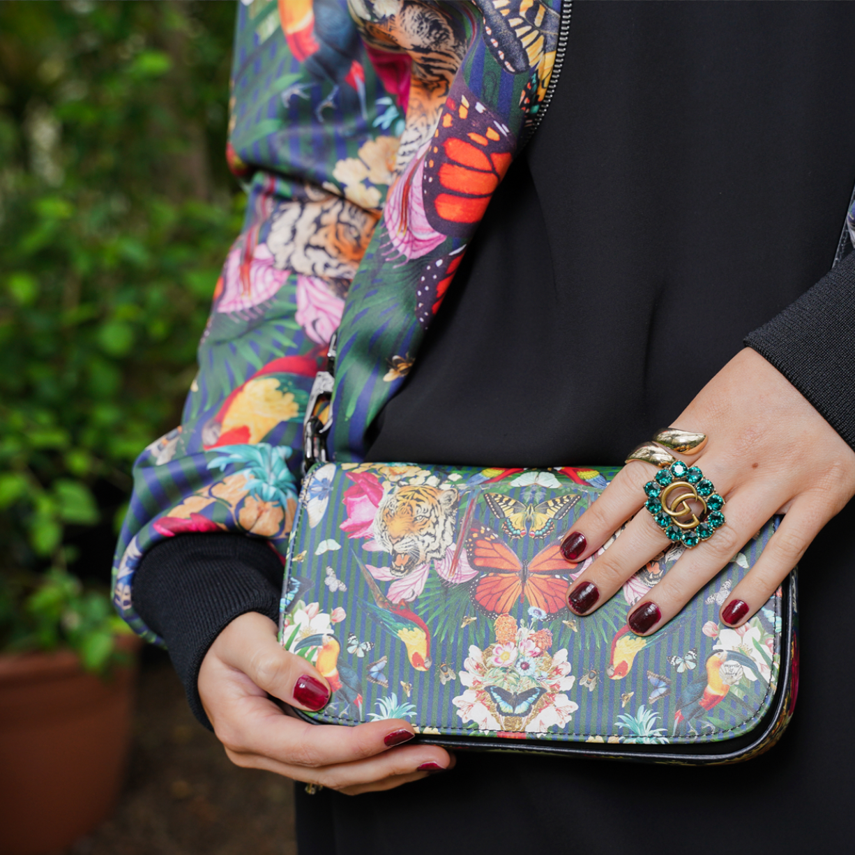 Paradise Lost "Night" - Cross Body Clutch Handbag