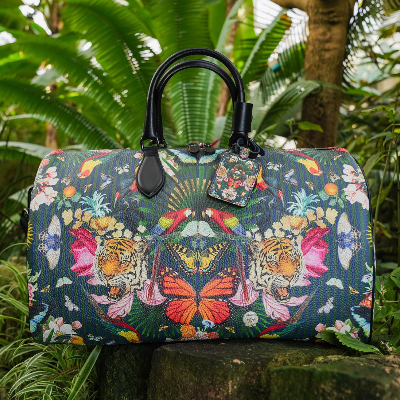 Paradise Lost "Night" - Weekender Leather Duffle Bag