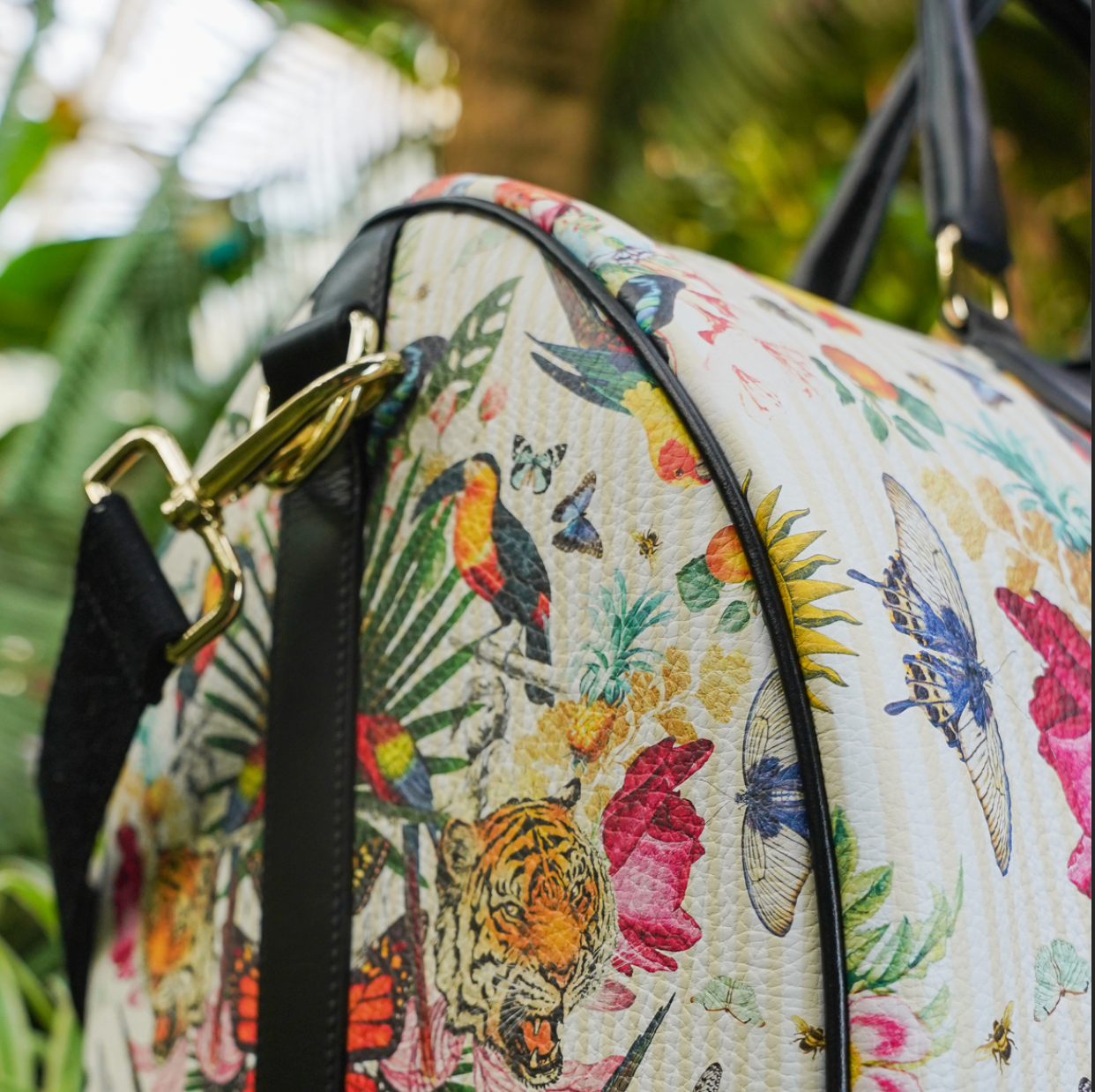 Paradise Lost "Day" - Weekender Leather Duffle Bag