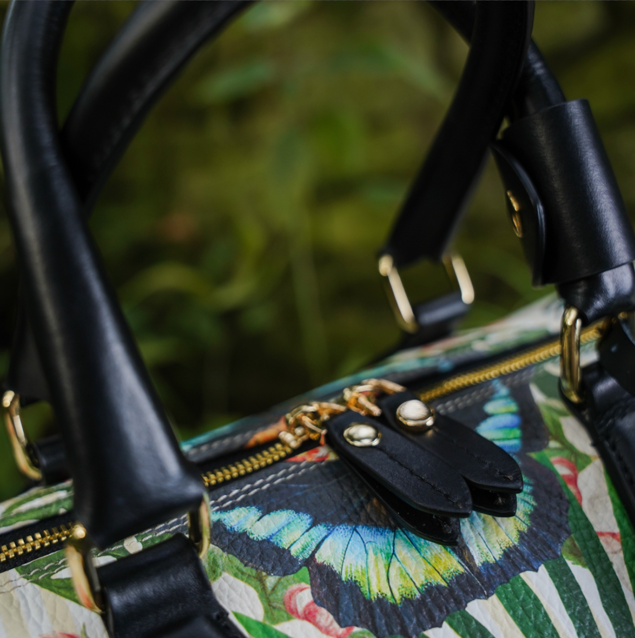 Paradise Lost "Day" - Weekender Leather Duffle Bag