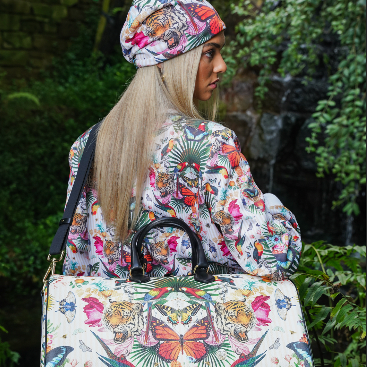 Paradise Lost "Day" - Weekender Leather Duffle Bag