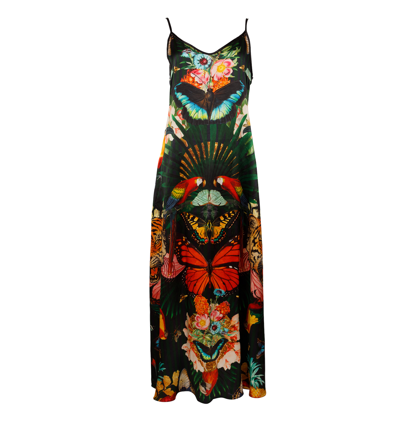 Paradise Lost "Night" Silk Slip Dress