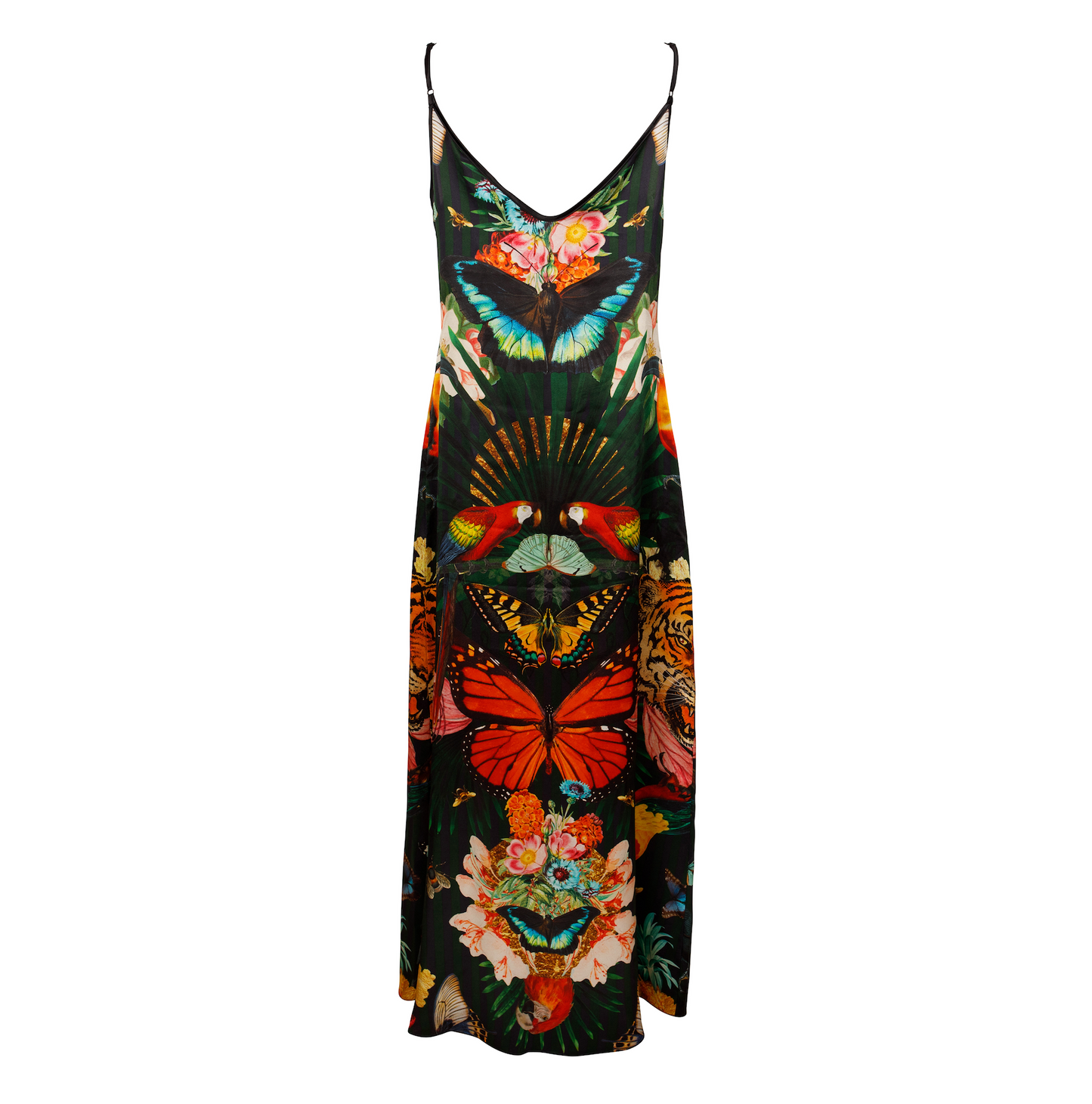 Paradise Lost "Night" Silk Slip Dress