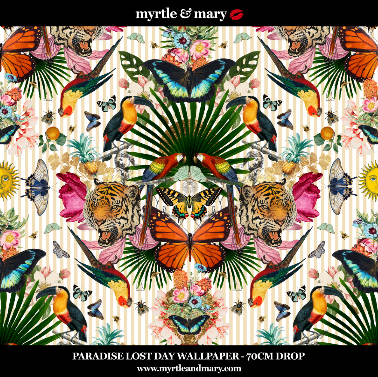 Paradise Lost Day Luxury Wallpaper 70cm