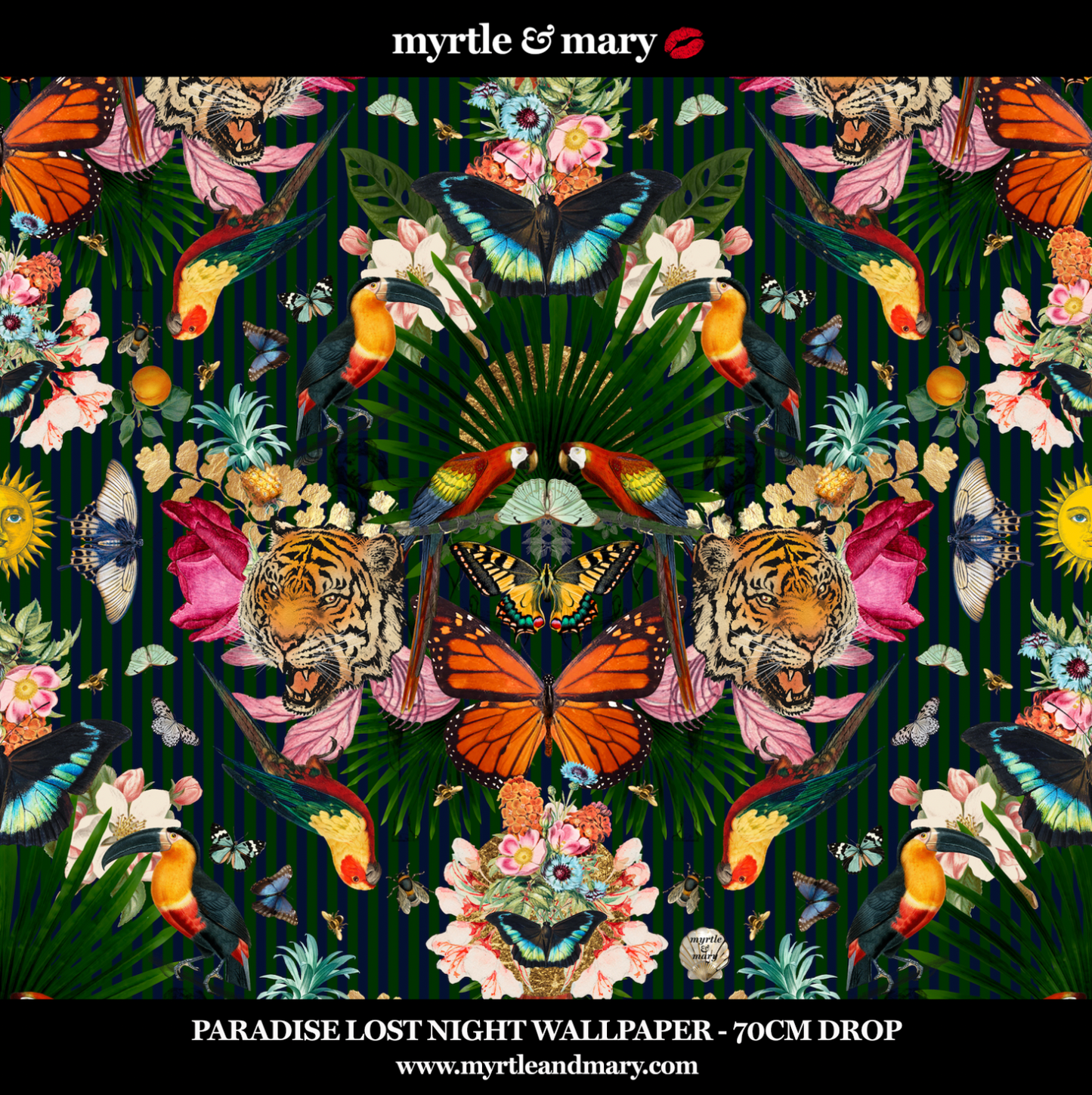 Paradise Lost Night Luxury Wallpaper 70cm