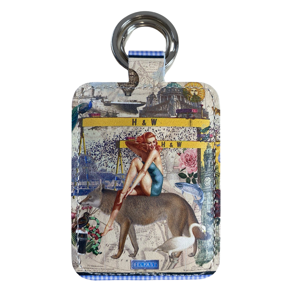 Millie leather keyring