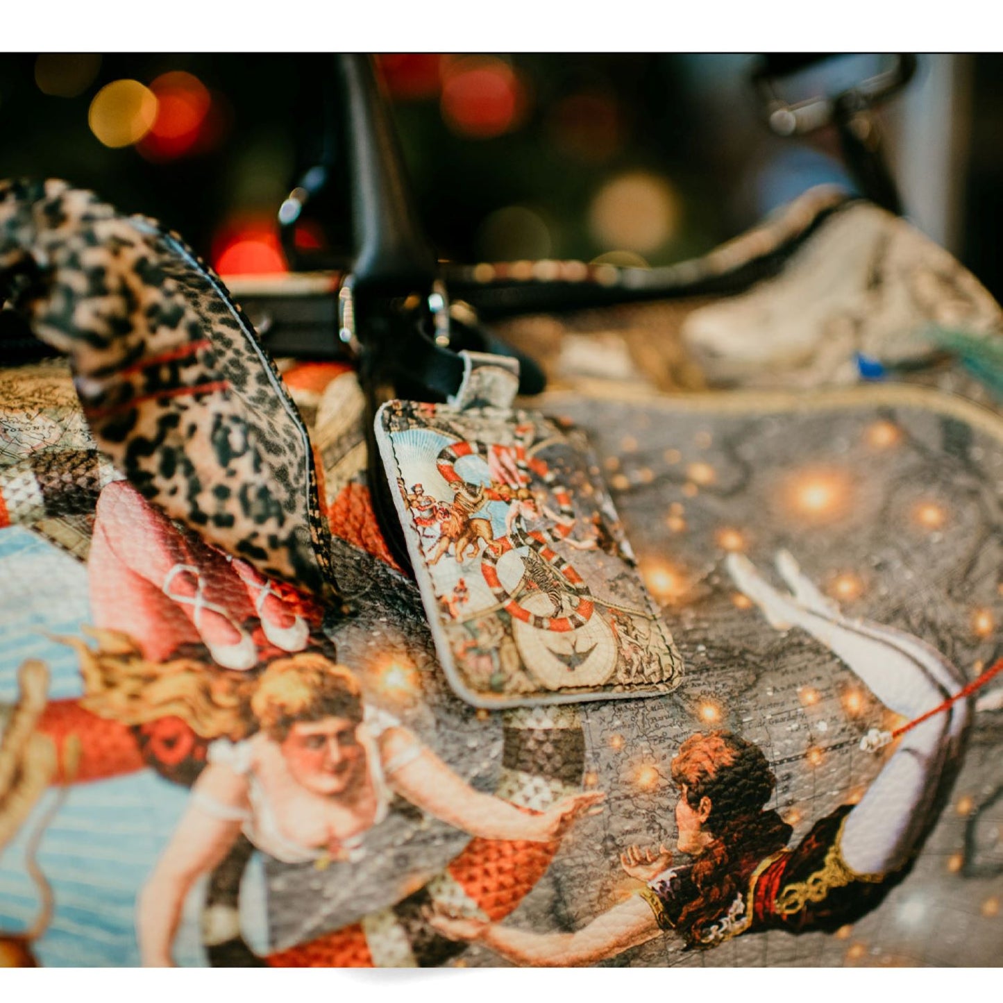 Le Cirque Du Monde Weekender Leather Duffle Bag