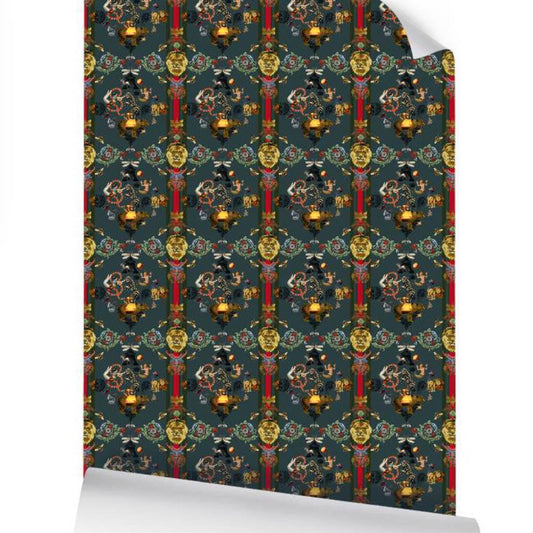 Circus Circus Petite Wallpaper 70cm Midnight Cowboy
