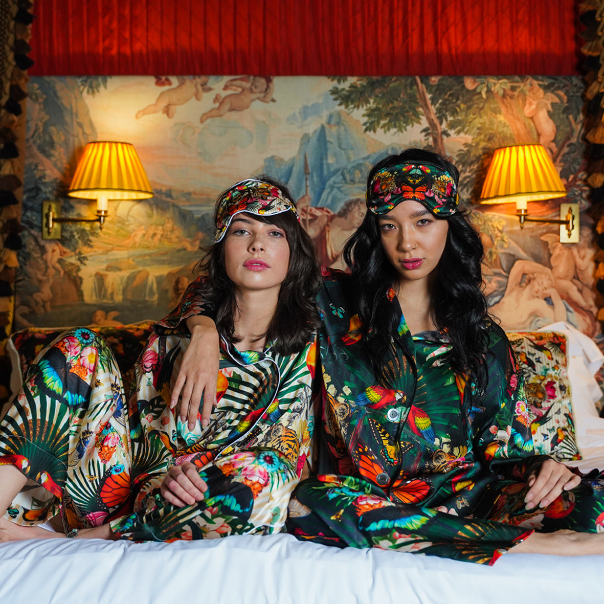 Paradise Lost "Night" - Silk Pyjama Shorts