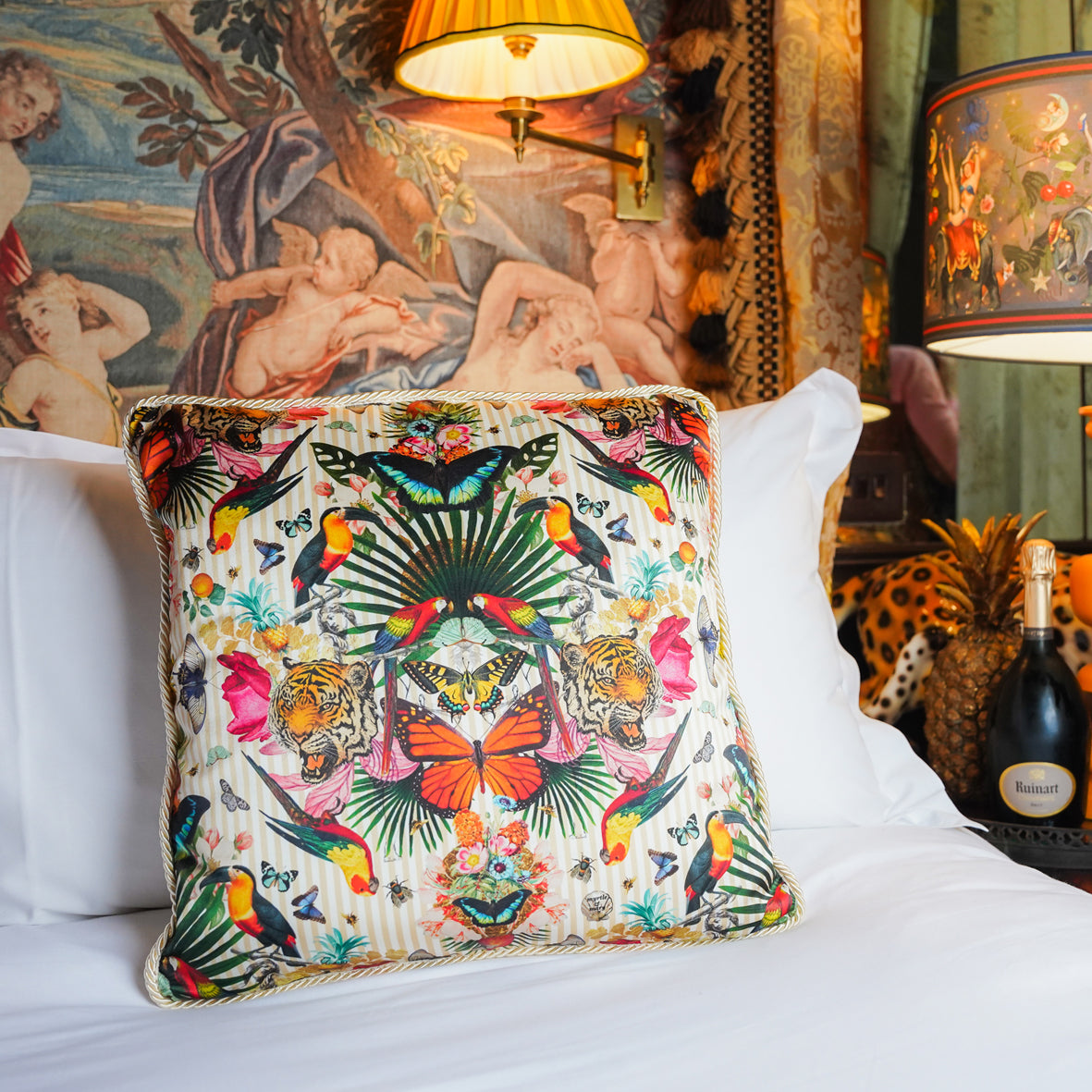 Paradise Lost "Day" - Silk Cushion 40cm