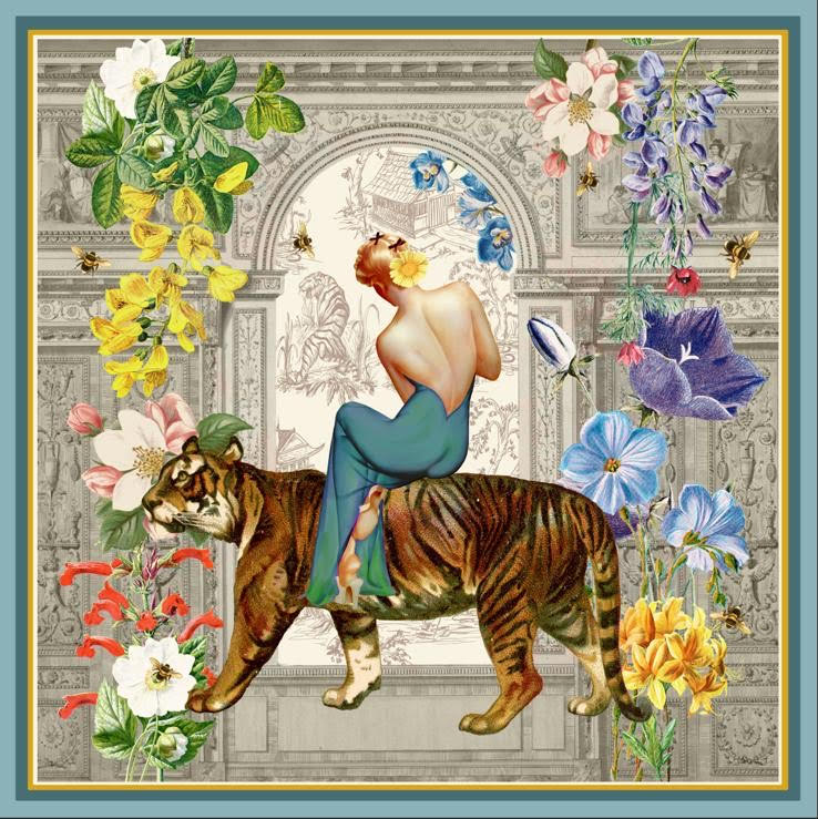 Tigerlily Ecru Limited Edition Print