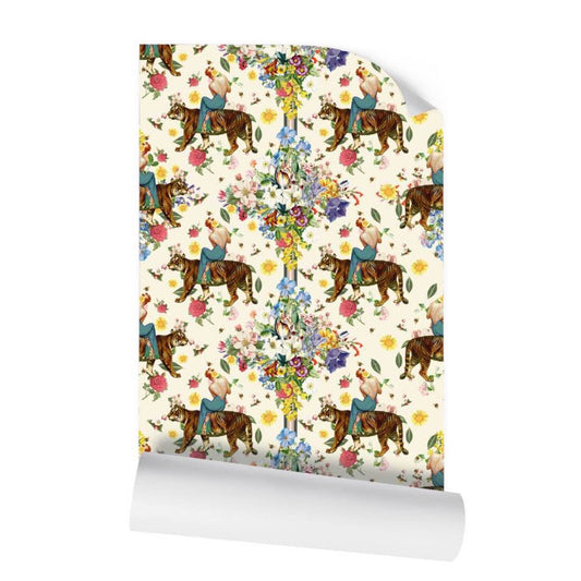 Tigerlily Grande Wallpaper 52cm Daisy and Pearl