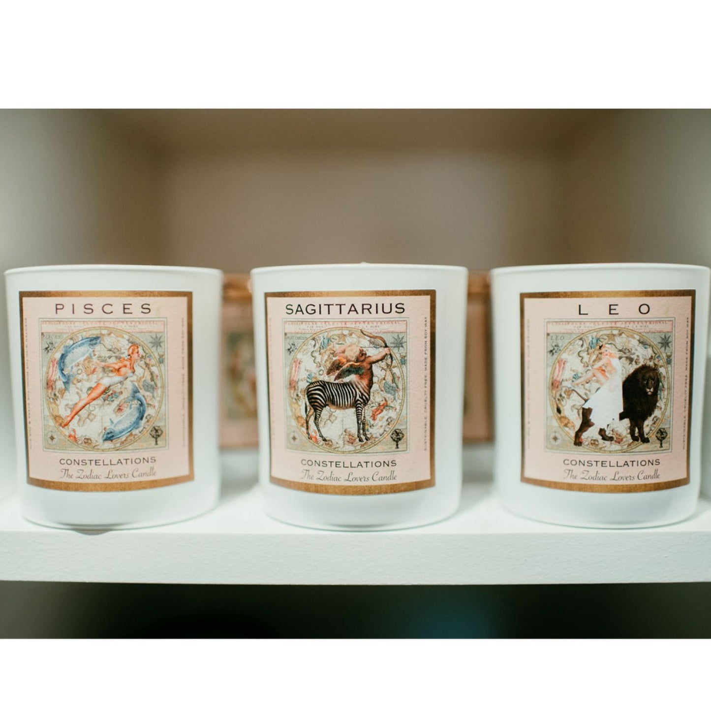 Leo Zodiac Candle