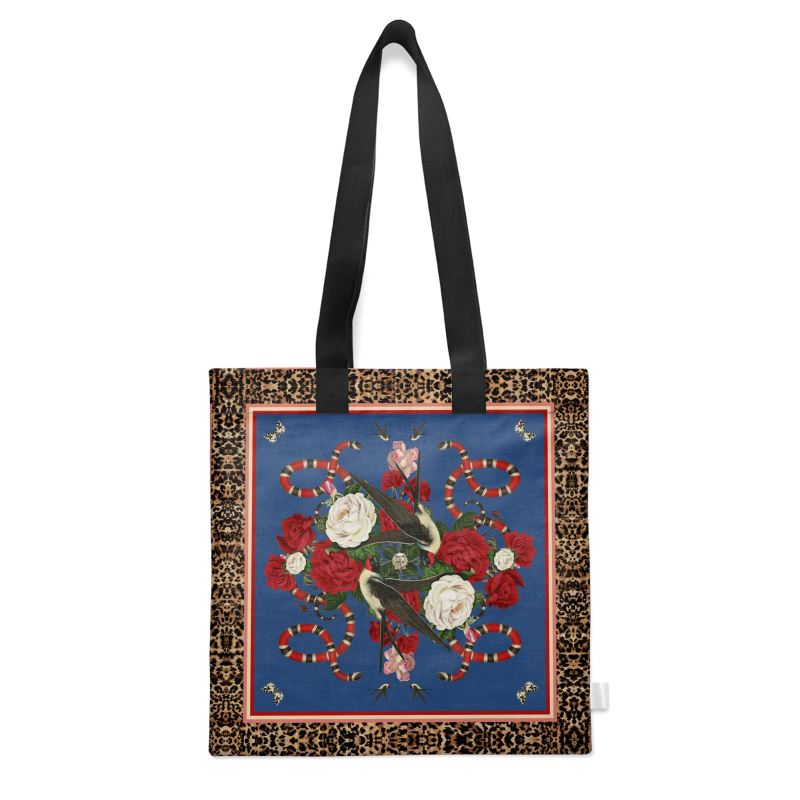 Rock 'N' Roses Tote Bag - Admiral