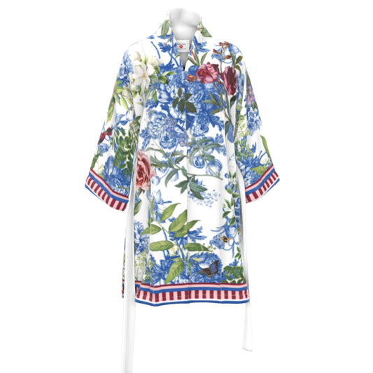 Lady Garden Silk Kimono