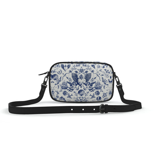 Tattoo Angel Leather shoulder bag