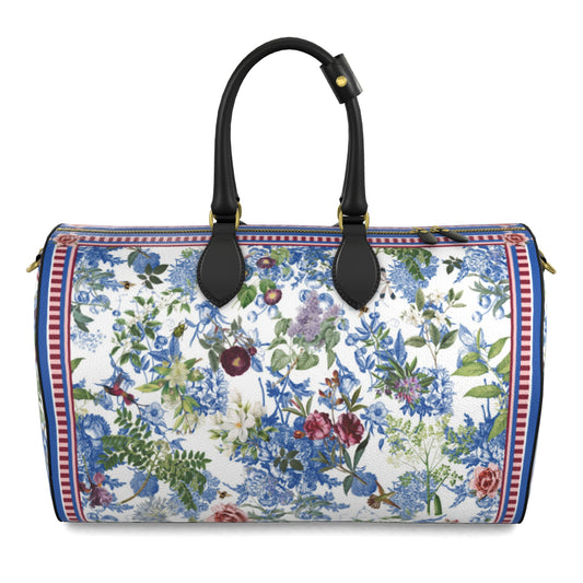 Lady Garden Weekender Leather Duffle Bag