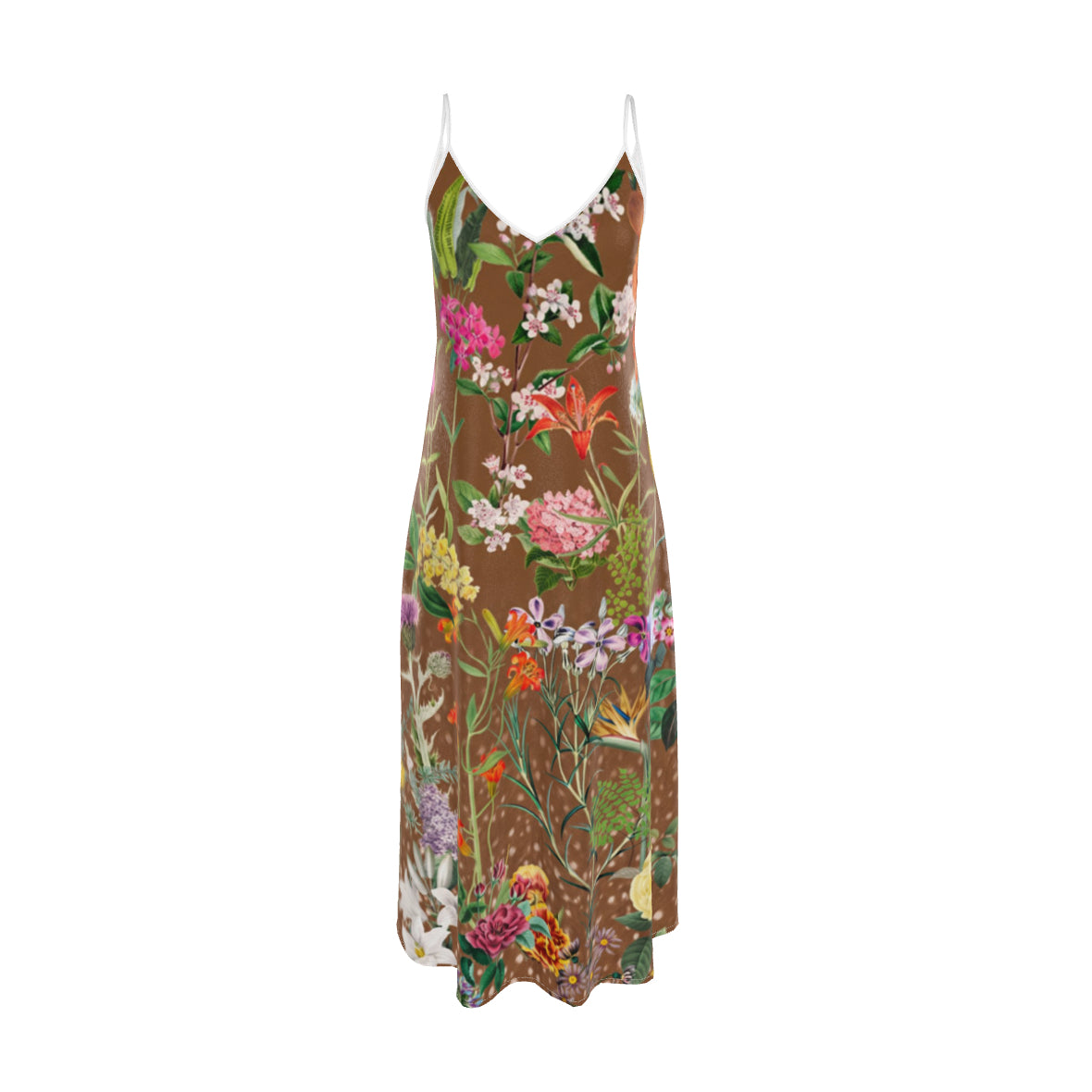 Bloom Fade Fawn Slip Dress