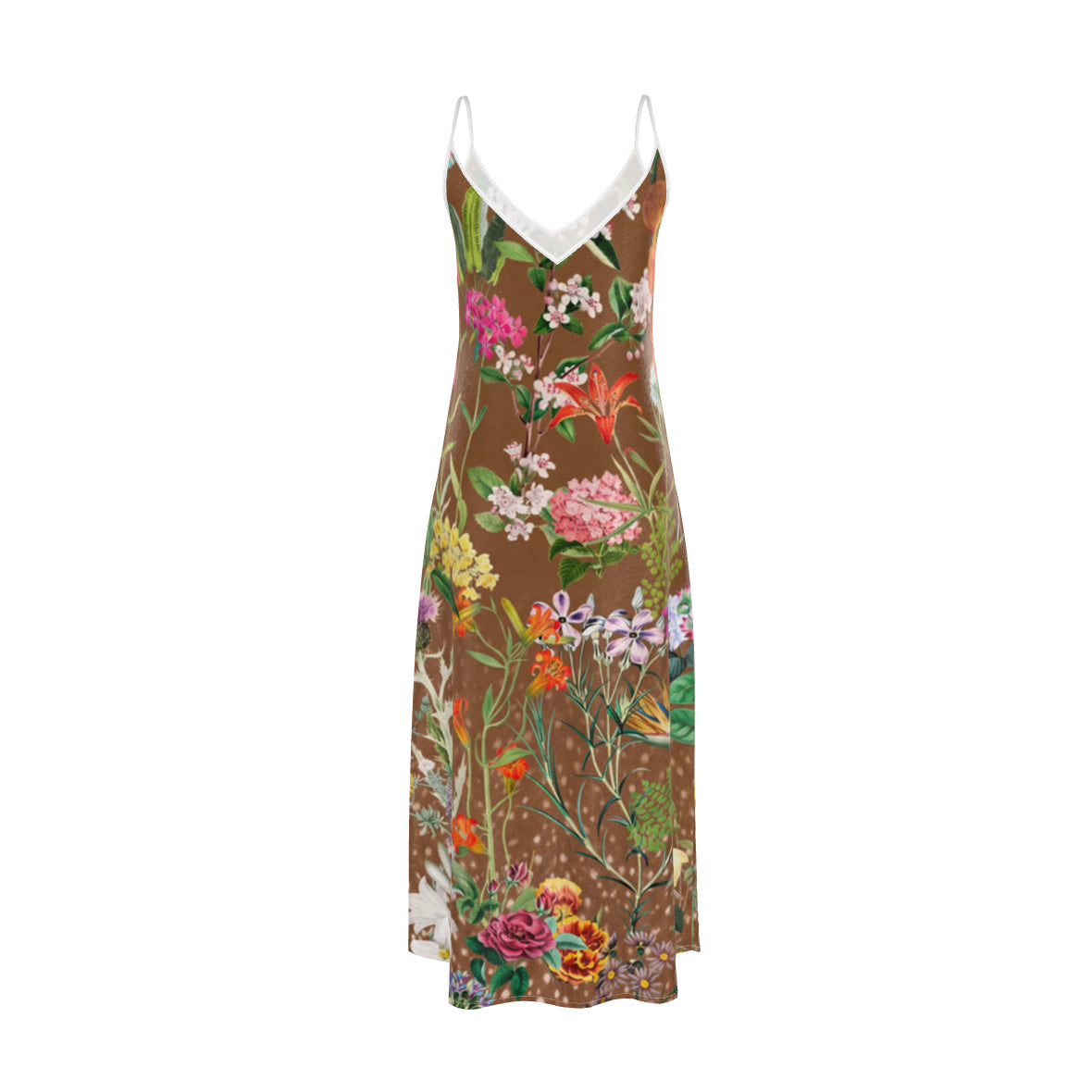 Bloom Fade Fawn Slip Dress