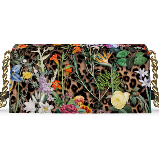 Bloom Fade Leopard Evening Bag