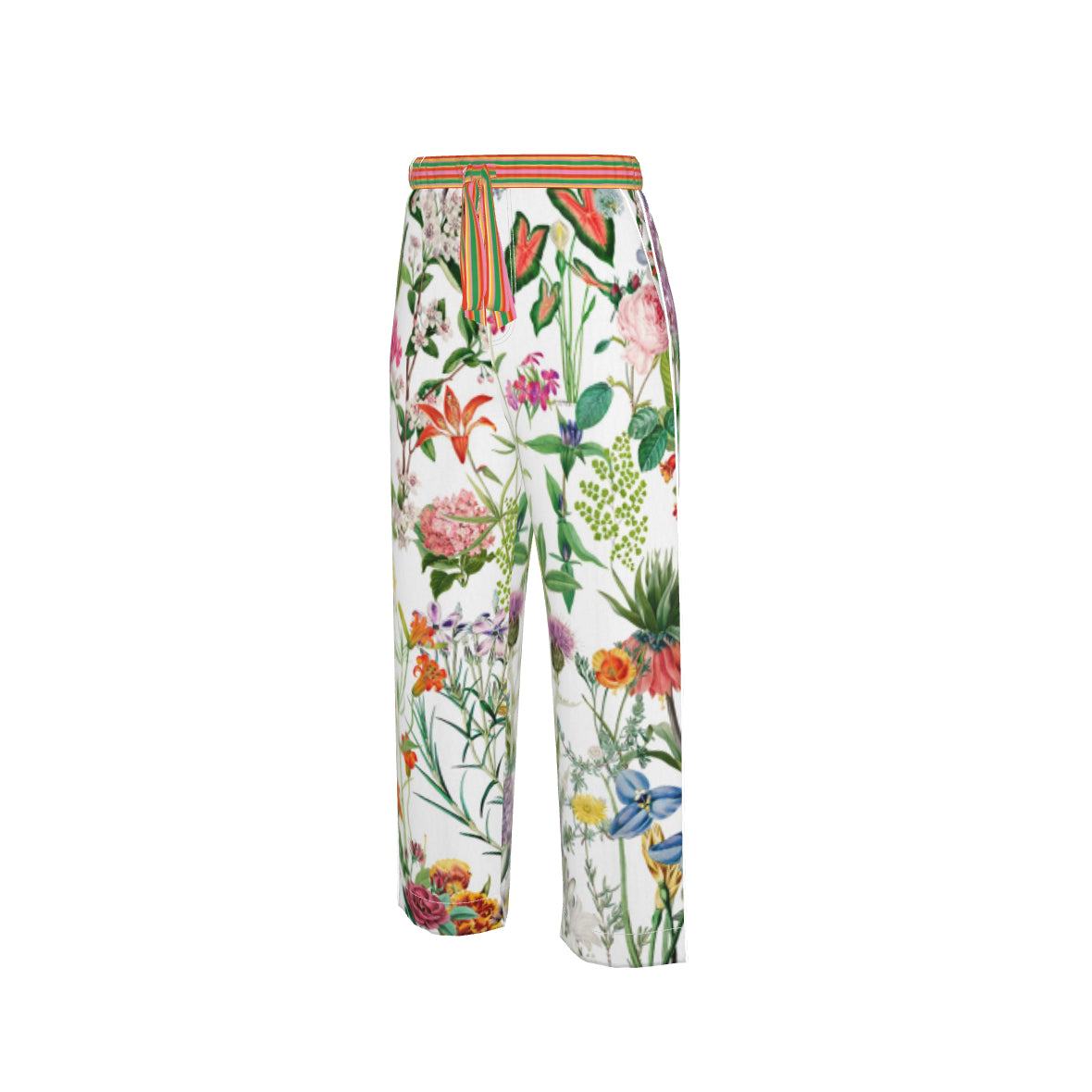 Bloom Stripe Silk Bottoms