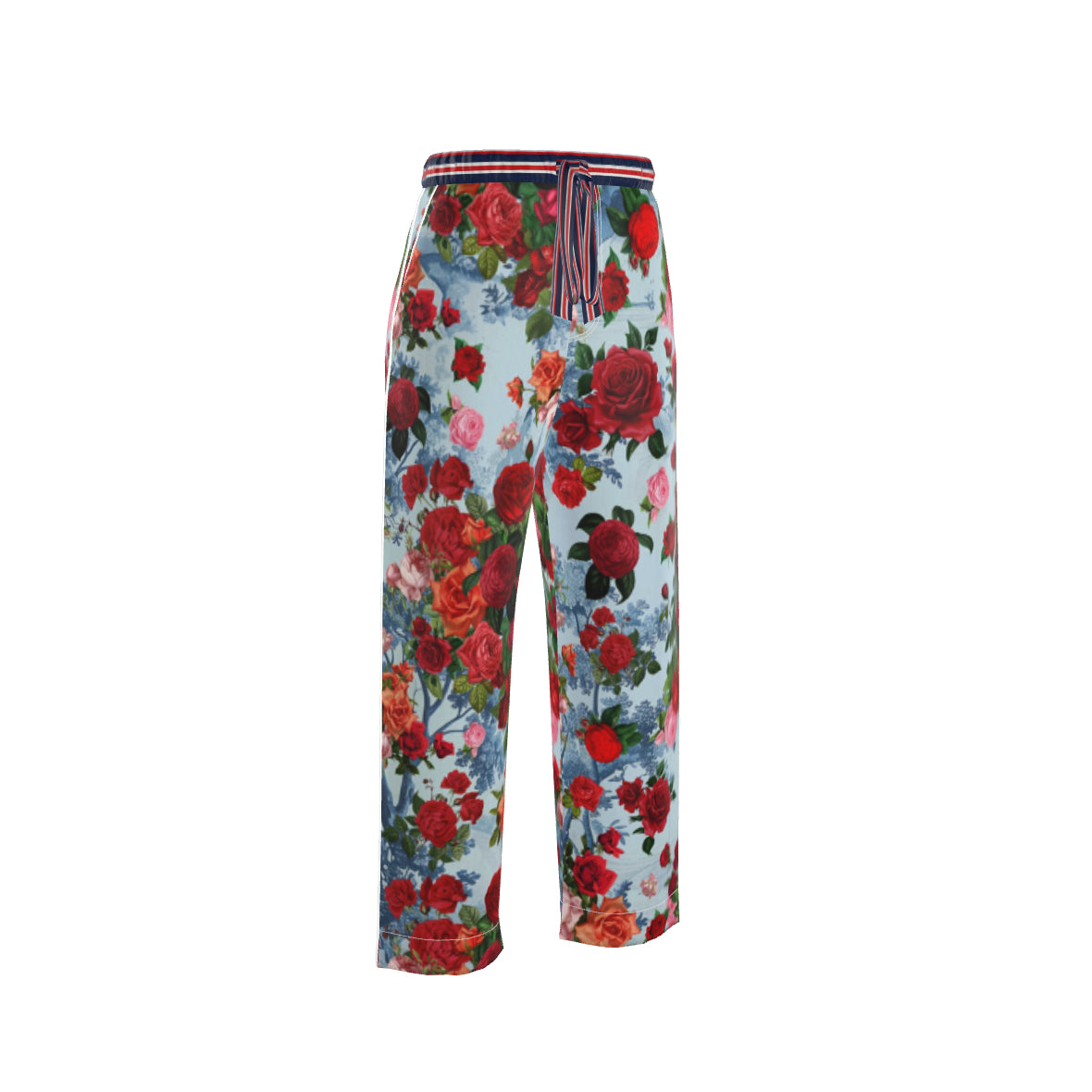 Rose Toile Silk Bottoms