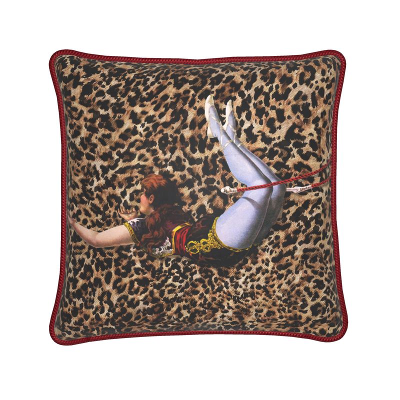 The Acrobats Silk Cushion