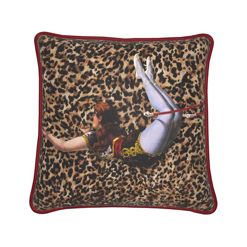 The Acrobats Silk Cushion