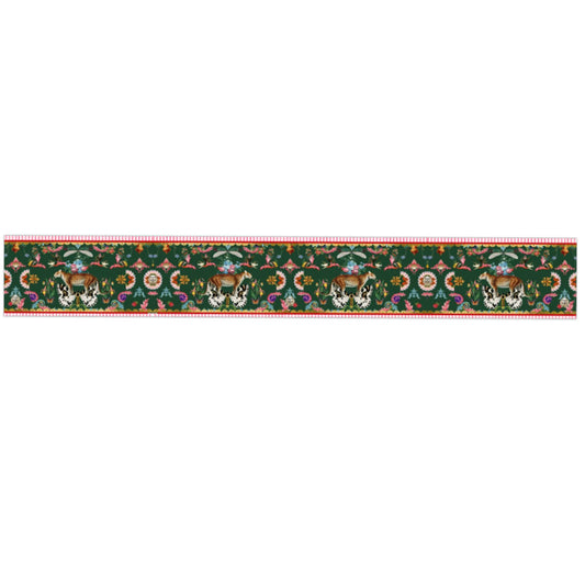 Menagerie Table runner- Racing Green