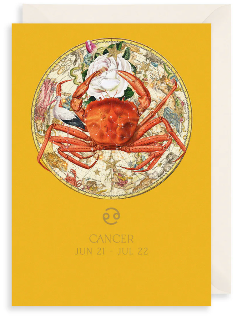 Cancer Zodiac Greetings Card