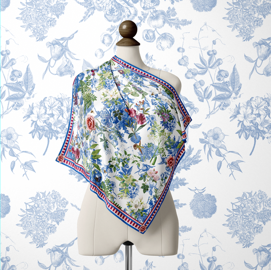 Lady Garden Silky Scarf