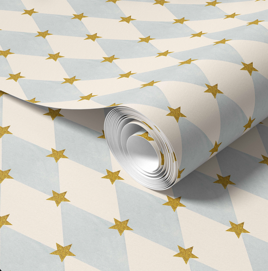 Harlequin Stars Cloud Wallpaper