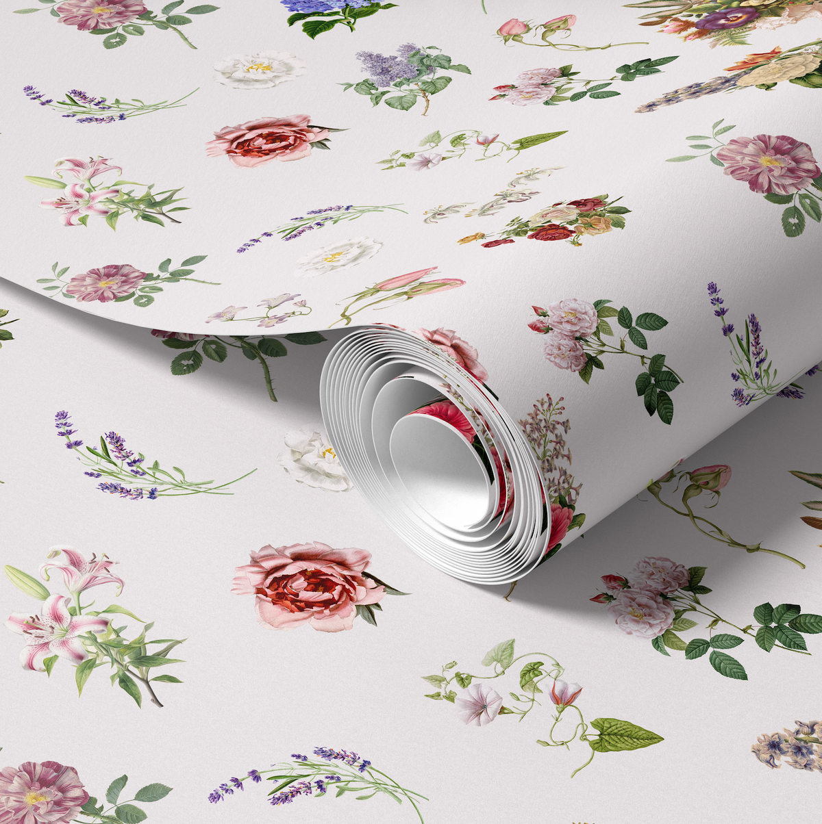 Fleur Sugared Almond Wallpaper