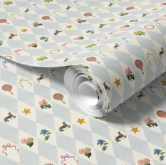 Carousel Ditsy Wallpaper