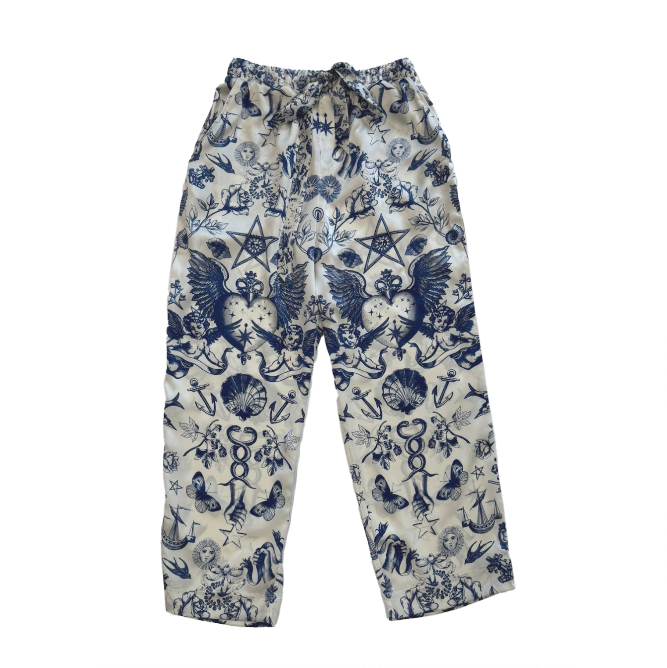 Tattoo Angel Silk Bottoms