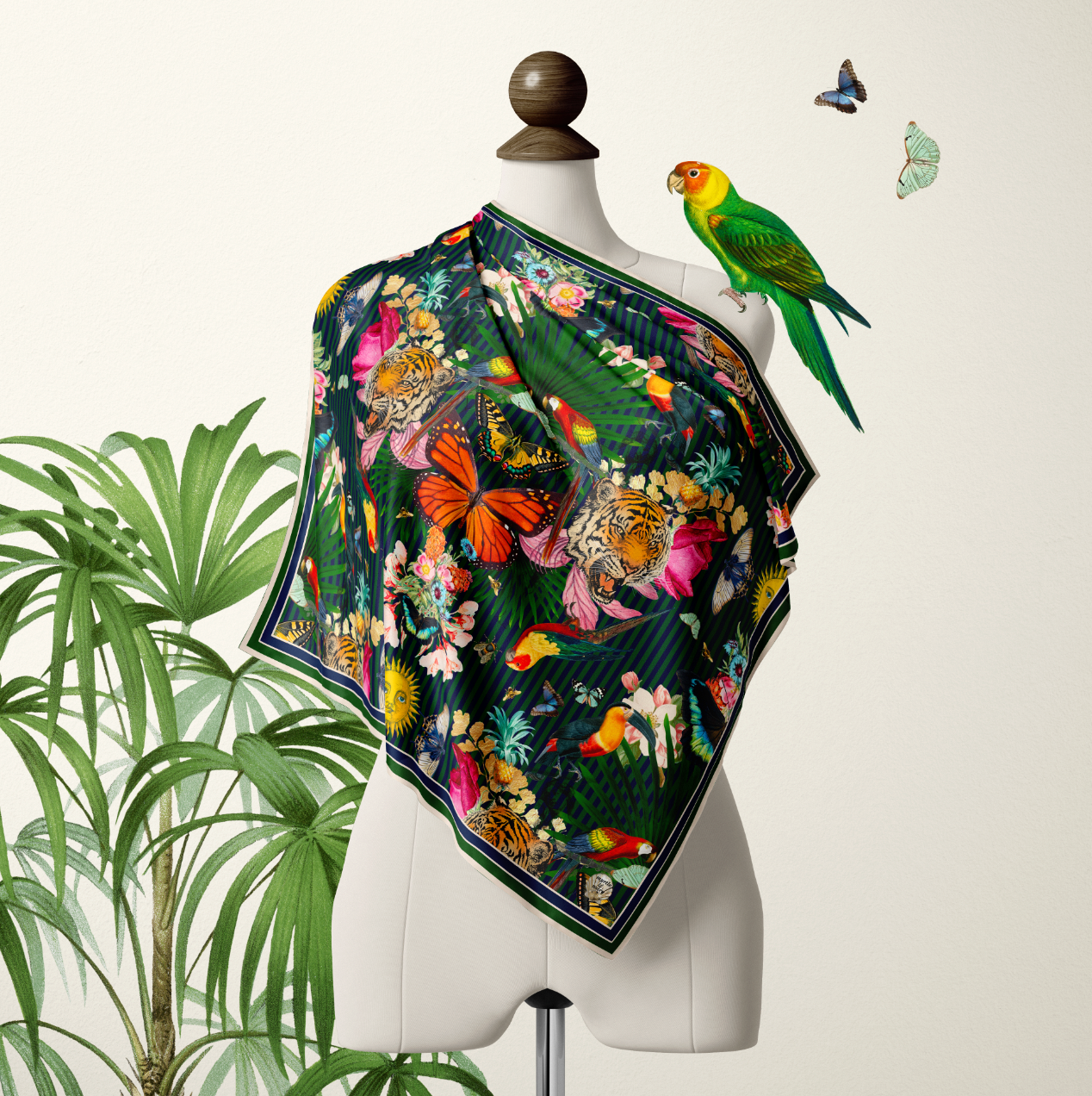 Paradise Lost Night Silky Scarf