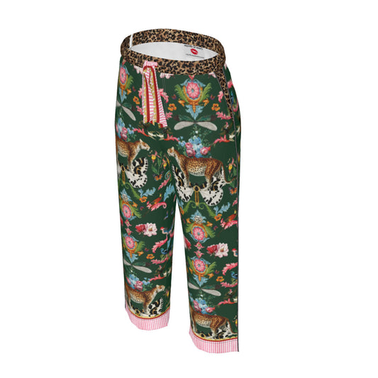 Menagerie Luxury pyjama Bottoms-  Racing Green