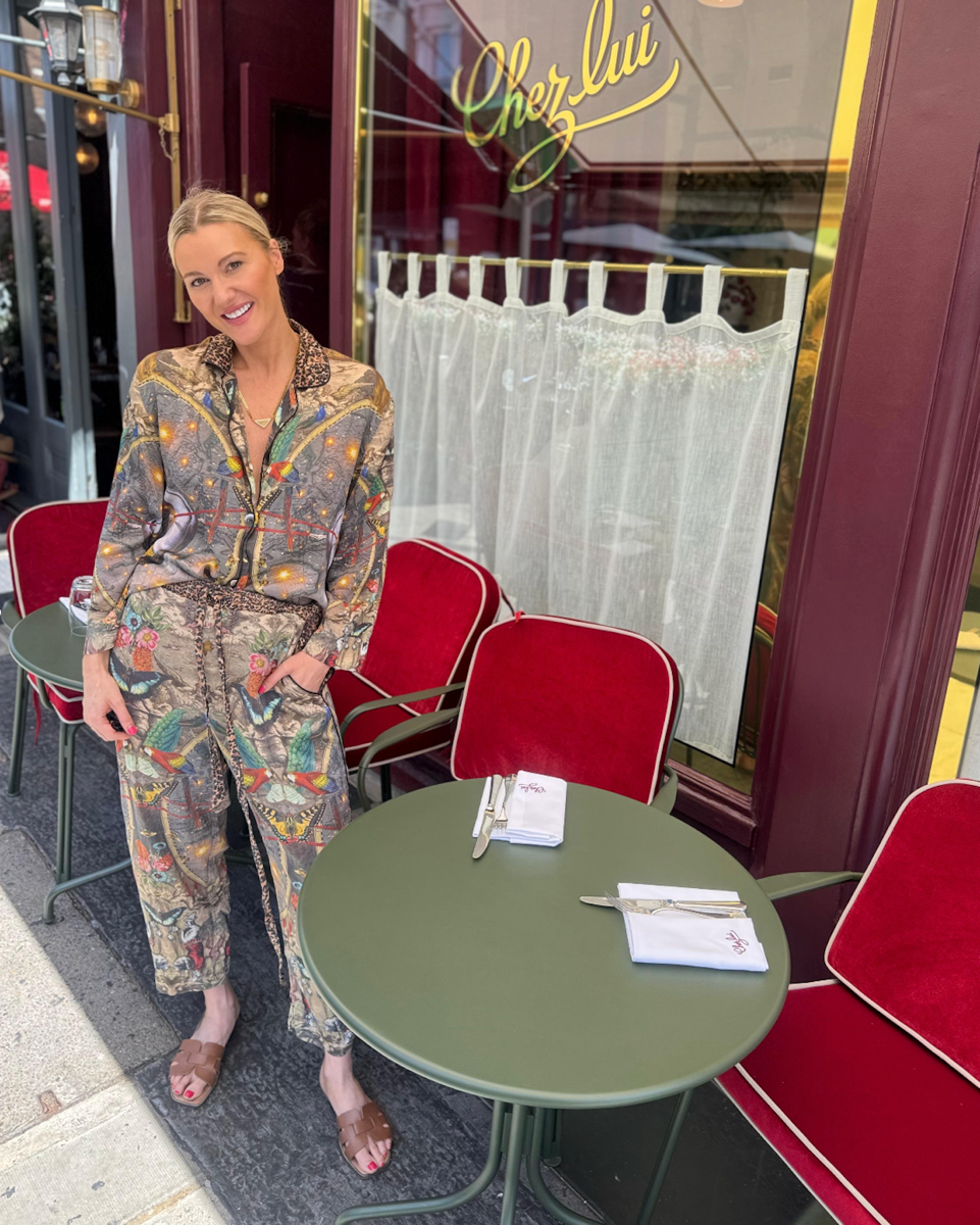 Paradise Cirque - Silk Pyjama Trousers