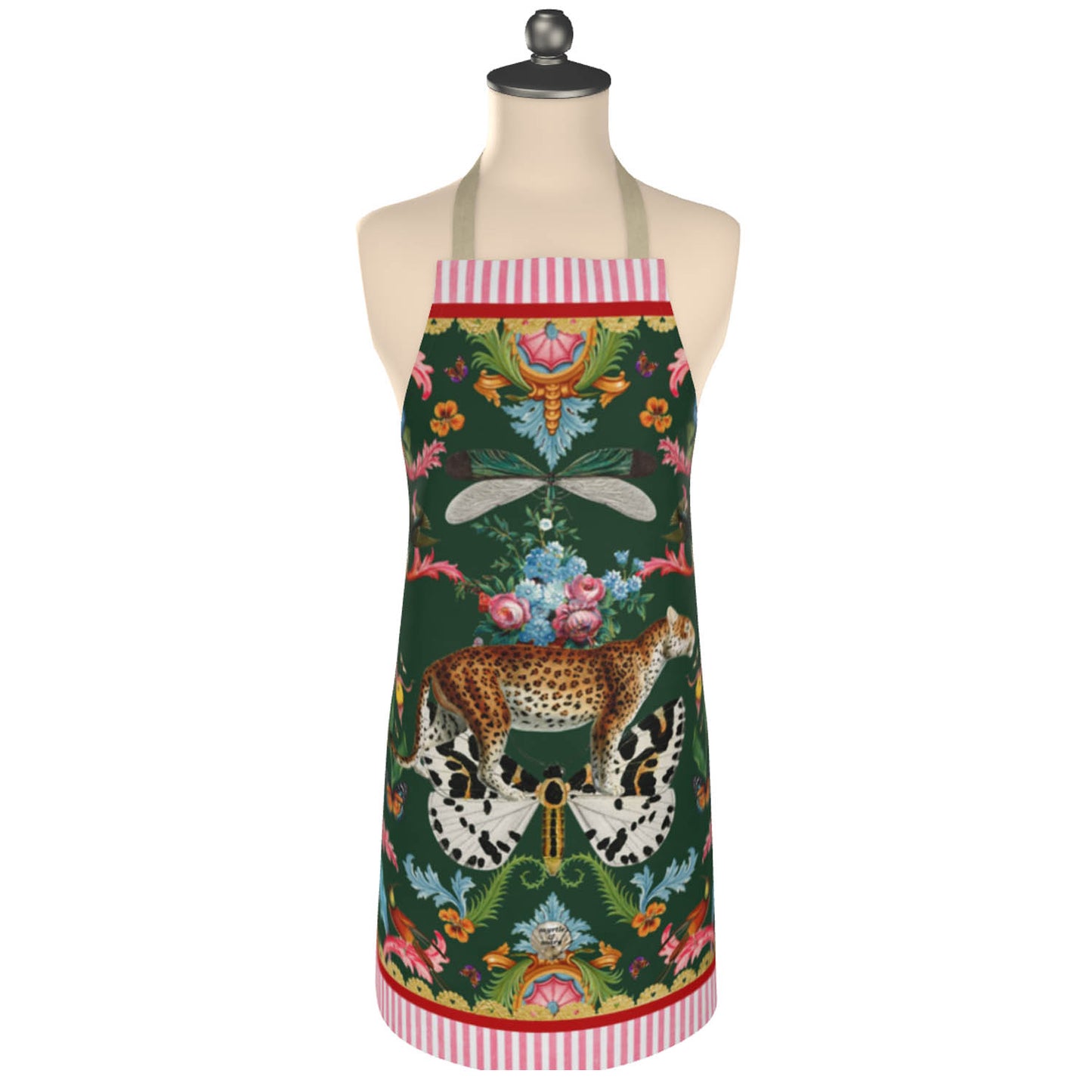 Menagerie Apron - Racing Green