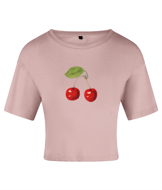 Copy of Cherry Bomb TriDri® Crop Top- Pink