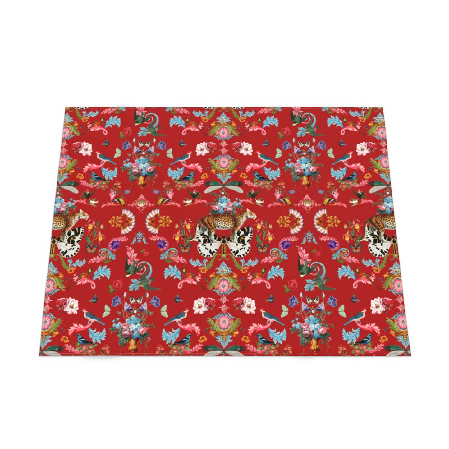 Menagerie Table Cloth - Red berry