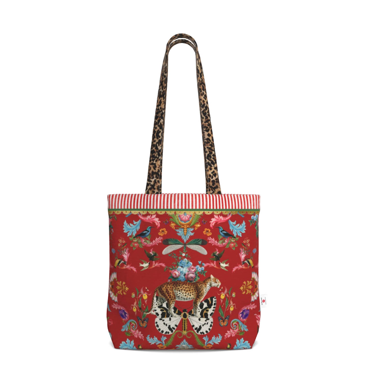 Menagerie Tote Bag - Red Berry