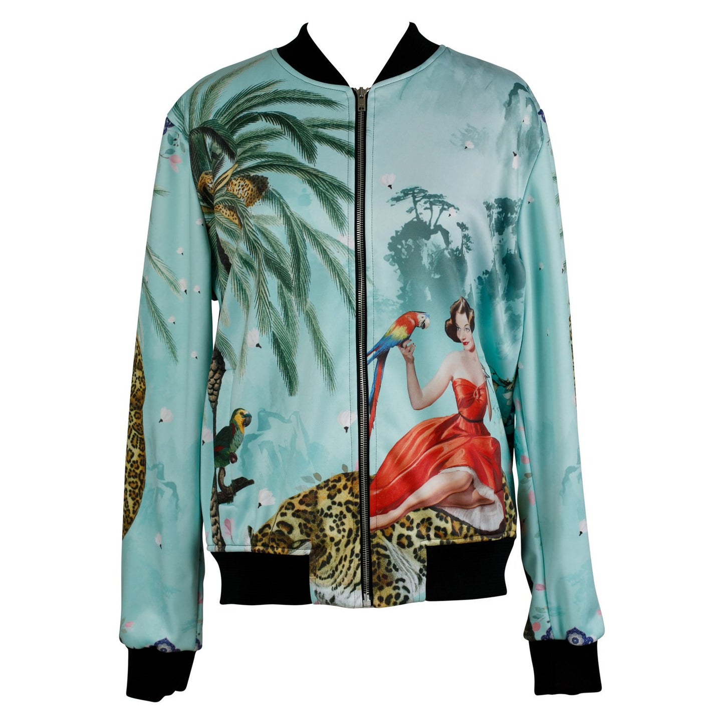 Mary Bomber Jacket - Turquoise