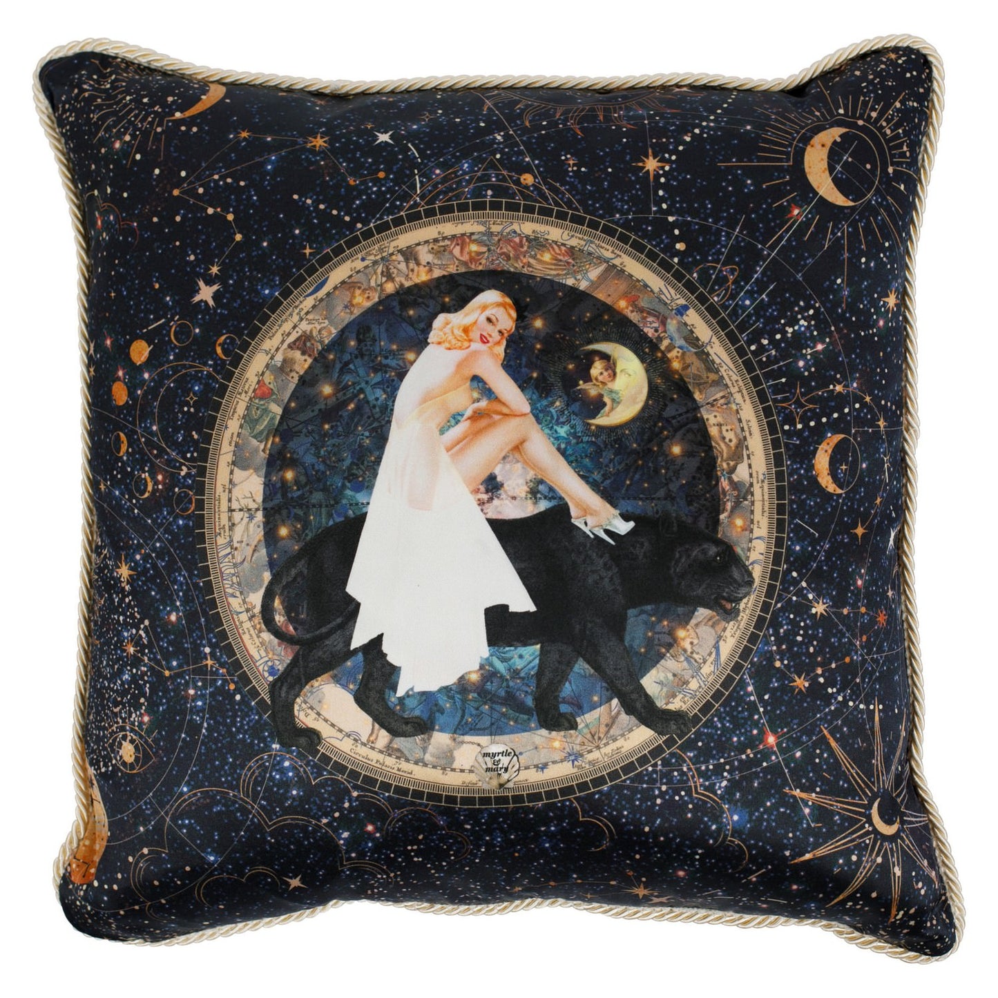 Celeste Silk Cushion