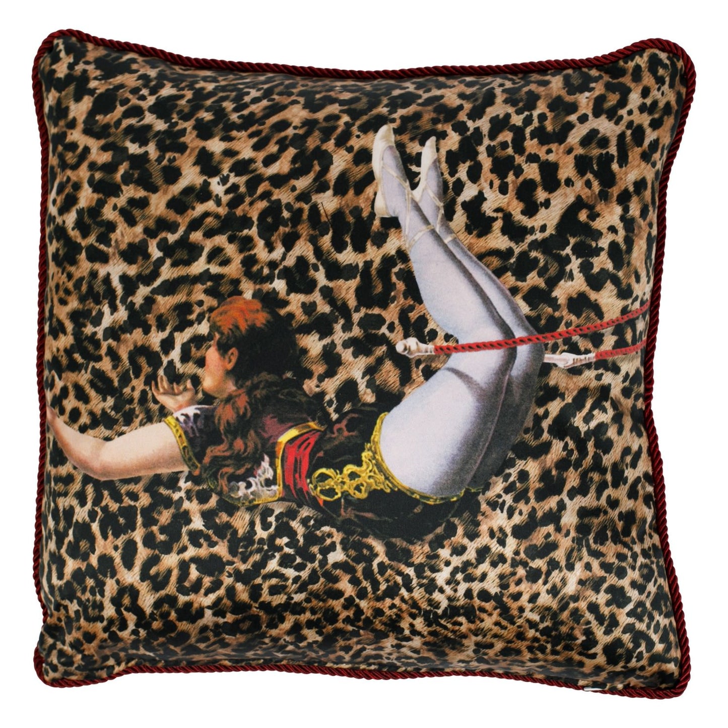 The Acrobats Silk Cushion