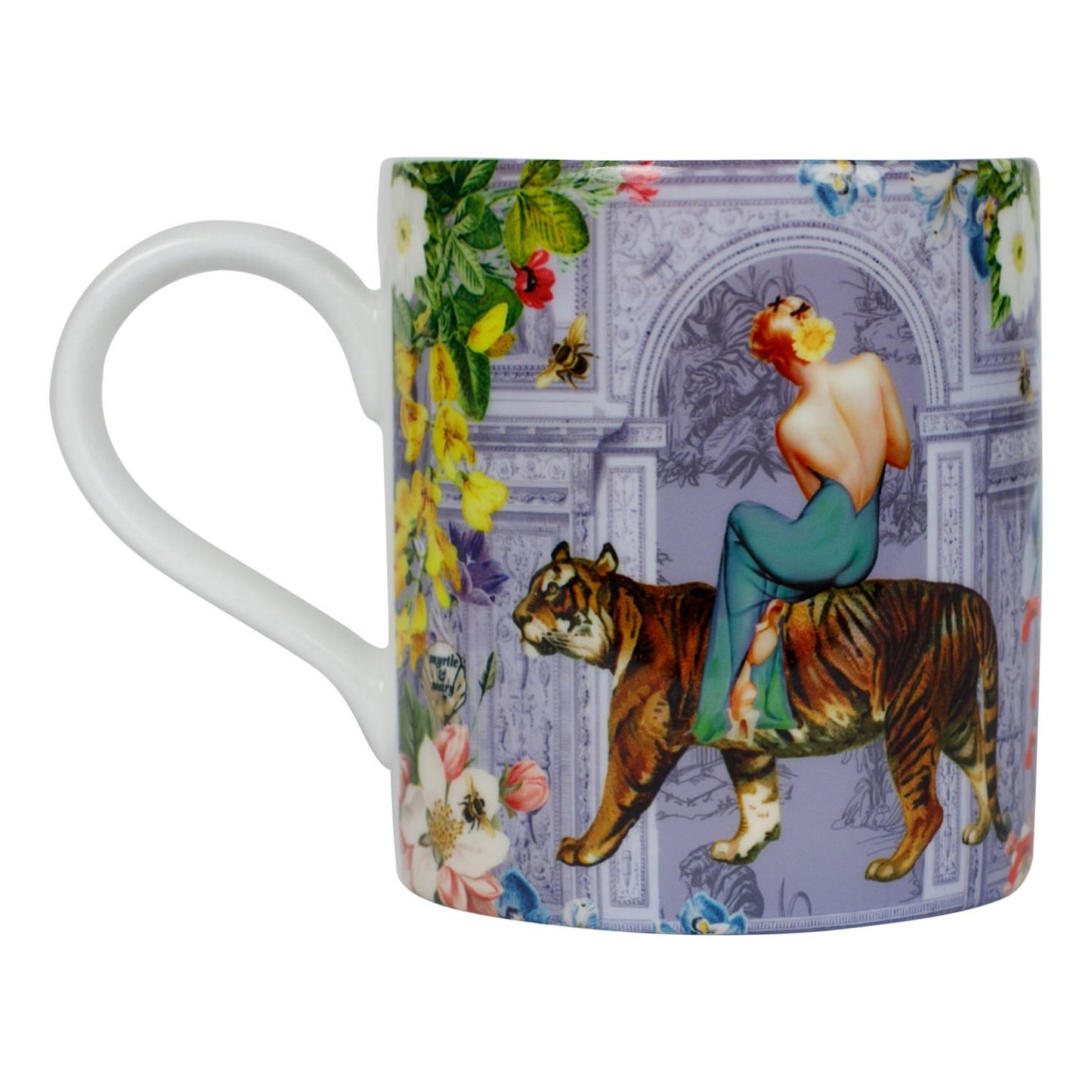 Tigerlily Bone China Mug Periwinkle