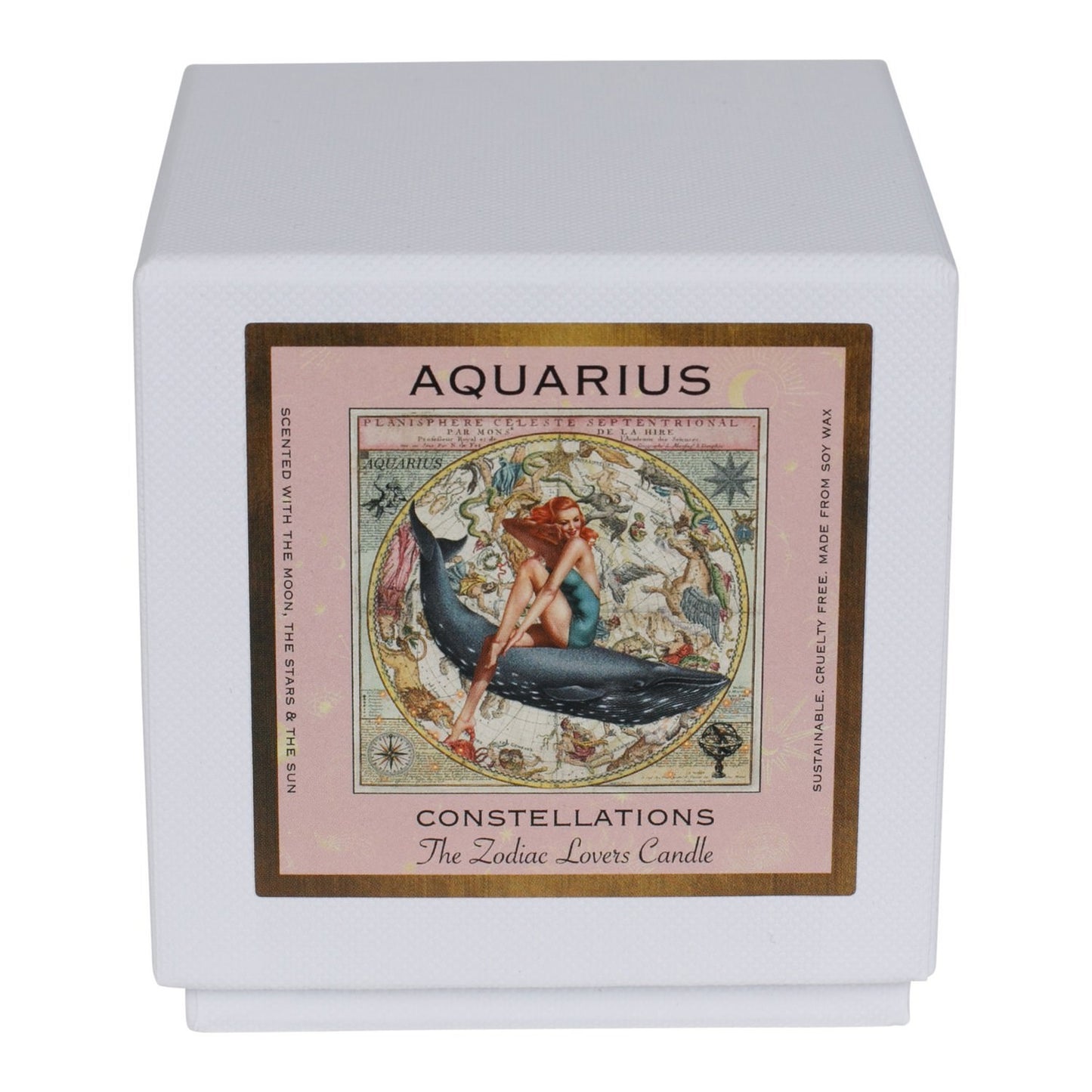 Aquarius Zodiac Candle