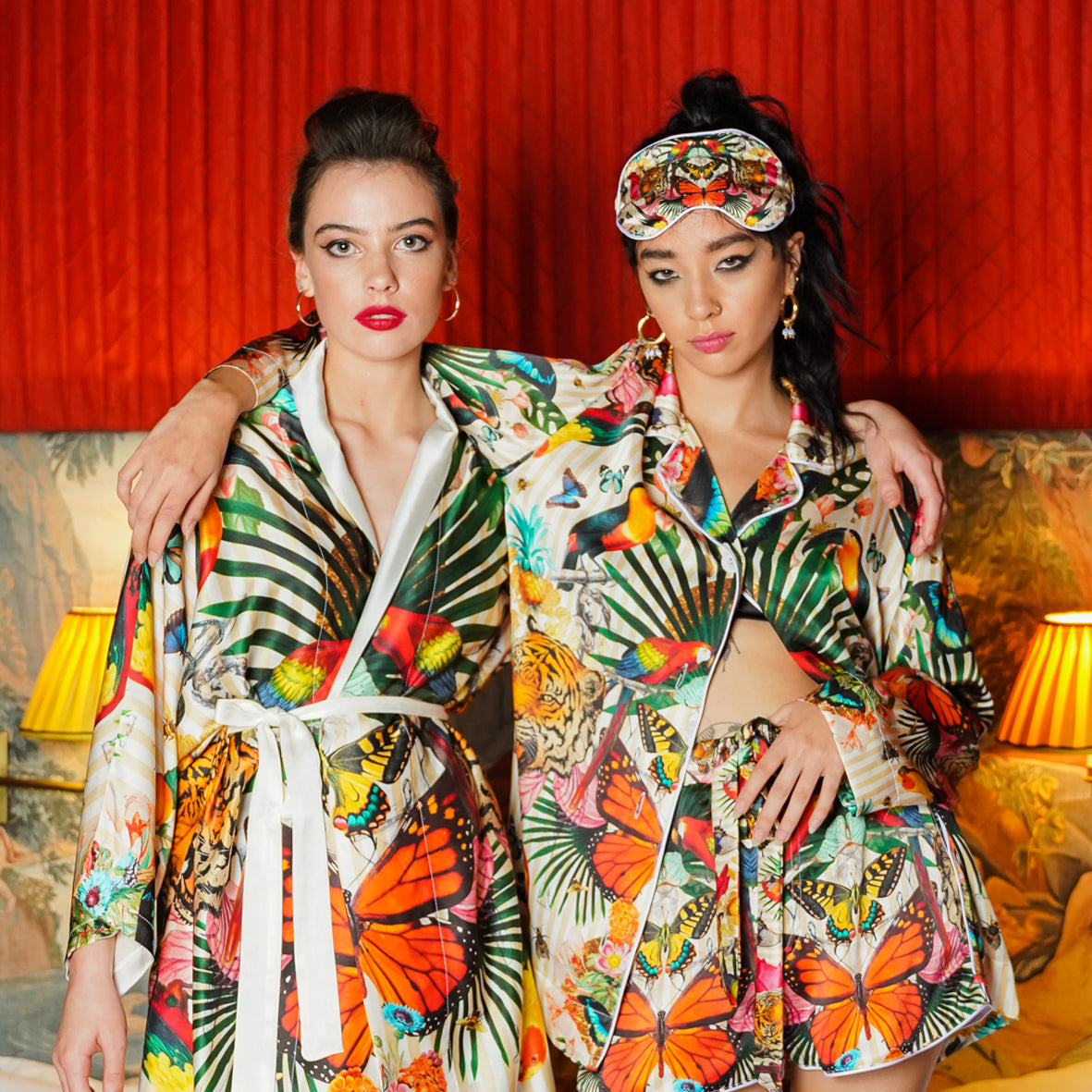 Paradise Lost "Day" - Women's Silk Pyjama Blouse